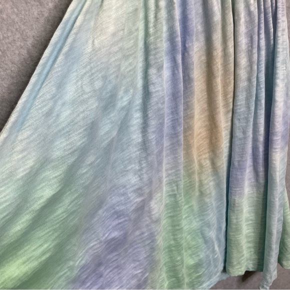 ATM Anthony Thomas Melillo Pastel Swiftie Slub V Neck Baby Doll Mini Dress - Picture 5 of 7